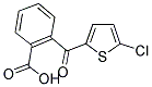 2-(2-CHLORO-5-THENOYL)BENZOIC ACID结构式