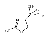 (4R)-4-t-丁基-2-甲基-2-噁唑啉结构式