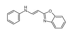 N-[2-(1,3-benzoxazol-2-yl)ethenyl]aniline Structure