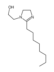 2-(2-octyl-4,5-dihydroimidazol-1-yl)ethanol结构式