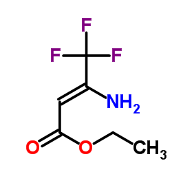 Ethyl3-amino-4,4,4-trifluorocrotonate Structure
