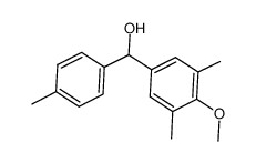 (4-methoxy-3,5-dimethylphenyl)(p-tolyl)methanol Structure