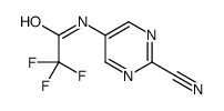 N-(2-Cyano-5-pyrimidinyl)-2,2,2-trifluoroacetamide结构式