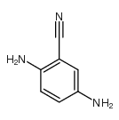 2,5-二氨基苯甲腈结构式