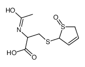 2,5-dihydrothiophene sulfoxide-2-mercapturic acid structure
