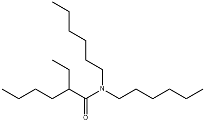 2-Ethyl-N,N-dihexylhexanamide structure