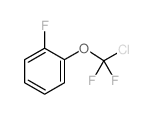 1-(Chlorodifluoromethoxy)-2-fluorobenzene结构式