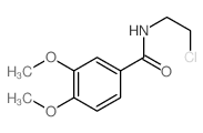 Benzamide,N-(2-chloroethyl)-3,4-dimethoxy- structure