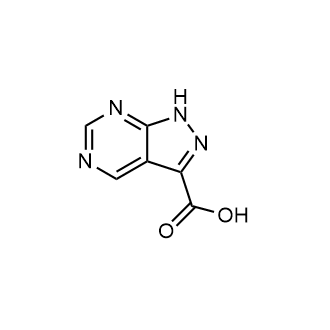 1H-吡唑并[3,4-d]嘧啶-3-羧酸结构式