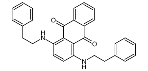 1,4-bis(2-phenylethylamino)anthracene-9,10-dione结构式