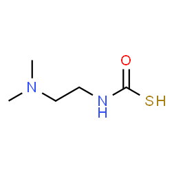 Carbamothioic acid, [2-(dimethylamino)ethyl]- (9CI)结构式