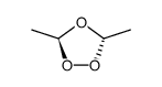 trans-3,5-Dimethyl-1,2,4-trioxolane结构式