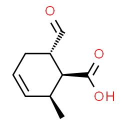 3-Cyclohexene-1-carboxylic acid, 6-formyl-2-methyl-, cis,trans- (8CI)结构式