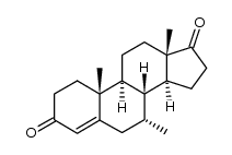 7α-methyl-4-androstene-3,17-dione Structure