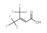 4,4,4-Trifluoro-3-(trifluoromethyl)but-2-enoic acid Structure