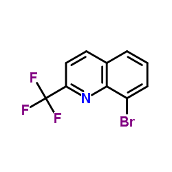 8-Bromo-2-(trifluoromethyl)quinoline Structure