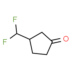 3-(二氟甲基)环戊酮结构式