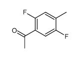 Ethanone, 1-(2,5-difluoro-4-methylphenyl)- (9CI)结构式