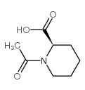 2-Piperidinecarboxylic acid, 1-acetyl-, (R)- (9CI) Structure