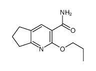 3-propoxy-2-azabicyclo[4.3.0]nona-1,3,5-triene-4-carboxamide结构式
