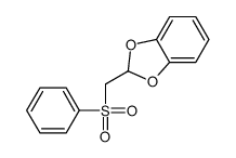 2-(benzenesulfonylmethyl)-1,3-benzodioxole Structure