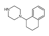 1-(1,2,3,4-tetrahydronaphthalen-1-yl)piperazine结构式