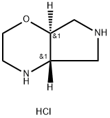 (4AS,7AS)-八氢吡咯并[3,4-B] [1,4]噁嗪二盐酸盐结构式