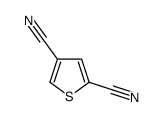 2,4-Thiophenedicarbonitrile Structure