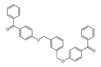 [4-[[3-[(4-benzoylphenoxy)methyl]phenyl]methoxy]phenyl]-phenylmethanone Structure