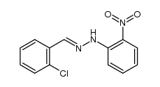 (1E)-1-(2-chlorobenzylidene)-2-(2-nitrophenyl)hydrazine结构式