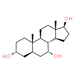 5α-Androstane-3α,7α,17β-triol结构式
