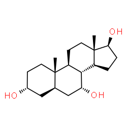 5α-Androstane-3α,7α,17β-triol structure