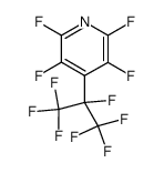 2,3,5,6-tetrafluoro-4-(1,2,2,2-tetrafluoro-1-trifluoromethyl-ethyl)pyridine结构式