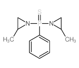 Aziridine,1,1'-(phenylphosphinothioylidene)bis[2-methyl- (9CI) Structure