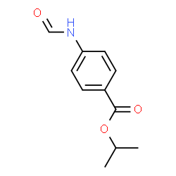 Benzoic acid, 4-(formylamino)-, 1-methylethyl ester (9CI)结构式