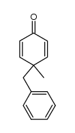 1-Oxo-4-benzyl-4-methyl-cyclohexadien-(2,5)结构式