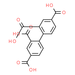 [1,1'-Biphenyl]-2,2',4,4'-tetracarboxylic acid structure