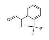 2-(2-trifluoromethylphenyl)propanal结构式