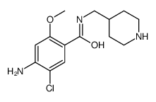 4-Amino-5-chloro-2-methoxy-N-((piperidin-4-yl)methyl)benzamide structure