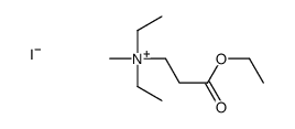 (3-ethoxy-3-oxopropyl)-diethyl-methylazanium,iodide Structure