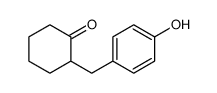 2-[(4-hydroxyphenyl)methyl]cyclohexan-1-one Structure