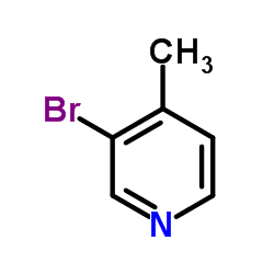 2-甲基-4-溴吡啶结构式