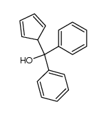 cyclopentadienyl diphenyl carbinol Structure