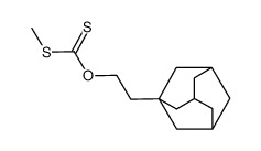 O-2-(1-adamantyl)ethyl S-methyl xanthate结构式