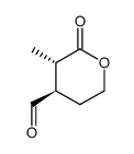 2H-Pyran-4-carboxaldehyde, tetrahydro-3-methyl-2-oxo-, (3S,4R)- (9CI)结构式