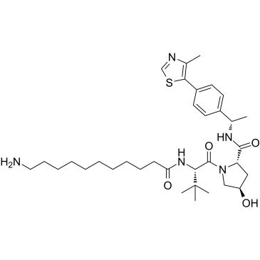 (S,R,S)-AHPC-Me-C10-NH2 structure