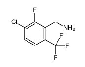 [3-chloro-2-fluoro-6-(trifluoromethyl)phenyl]methanamine结构式