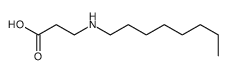 N-Octyl-β-alanine Structure