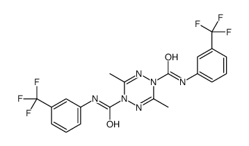 3,6-dimethyl-1-N,4-N-bis[3-(trifluoromethyl)phenyl]-1,2,4,5-tetrazine-1,4-dicarboxamide Structure
