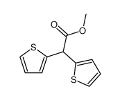 methyl di-2-thienylacetate Structure